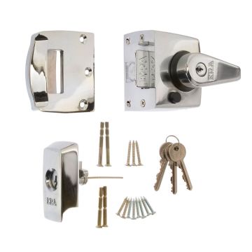 Era 40mm High Security Nightlatch BS3621 Chrome (1830-37)