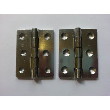 899 76mm Zinc Plated Steel Double Pressed Door Hinge