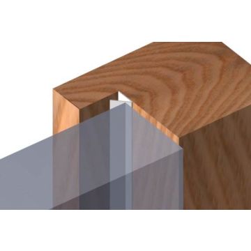 Stormguard 5 Metre Roll Self Adhesive White V Seal Draught Strip