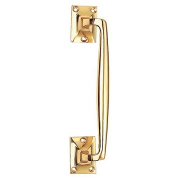 Aa92 254Mm P.Brass Pub Style Pull Handle