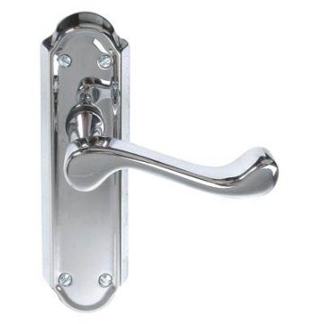 DL18CP Ashtead Latch Door Handle Polished Chrome