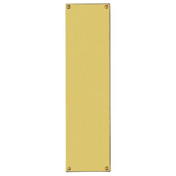 300mm X 76mm 18G Polished Brass Finger Plate