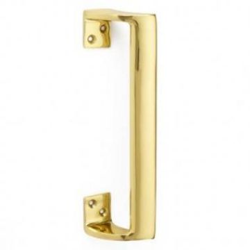1652 305mm P.Brass Oval Grip Pull Handle