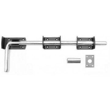 1260 610Mm Black Japanned Garage Drop Bolt