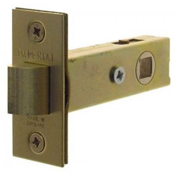 Guardian G4060 80Mm Satin Brass Tubular Mortice Door Latch
