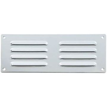 229 x 152mm Louvre Vent Polished Stainless HD5633