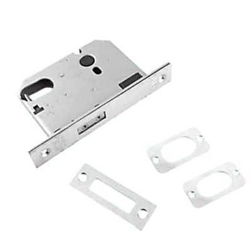 Union L2141 Oval Deadlock 76mm Satin Chrome