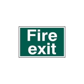 1502 Fire Exit Sign