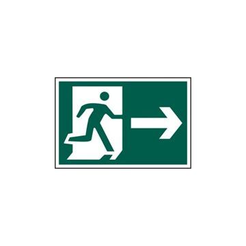 1530 Running Man (Arrow Right) Sign