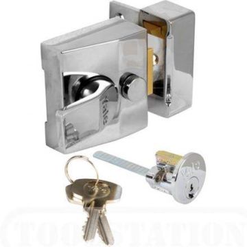 Yale 85 Deadlocking Nightlatch Narrow Style Chrome