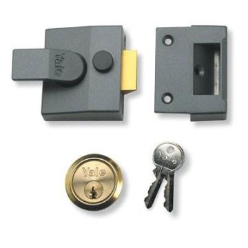 Yale 85 Deadlocking Nightlatch Narrow Style DMG/PB