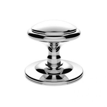 M61CP Round Centre Door Knob Polished Chrome
