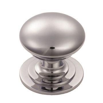 M47/D 42mm Victorian Cupboard Door Knob Polished Chrome