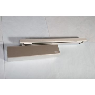 TS92B 2-4 Silver Contur Cam-Action Door Closer With Arm & Channel