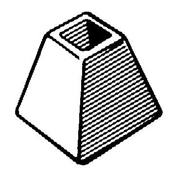 482 16Mm Galvanised Receiver Socket For Square Bolt