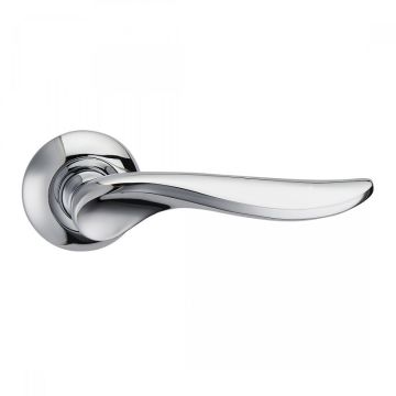 Fortessa Achilles Round Rose Door Handle Polished Chrome