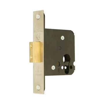 Guardian G7004 76Mm S.Steel Euro Deadlock Door Lock Case Only