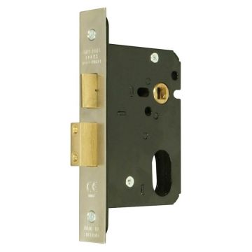 Guardian G7050 76Mm S.Steel Oval sash door lock Case Only