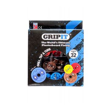 Gripit Assorted Plasterboard Fixings Pack of 32