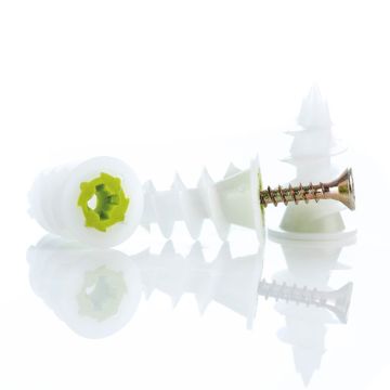 Gripit Green Self Drive Plasterboard Cavity Fixing Pack of 25