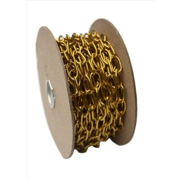 242 13Mm Brass Oval Link Chain