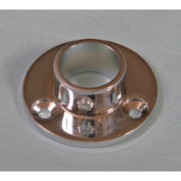 19mm End Socket with Grub Screw Chrome Plated 18123