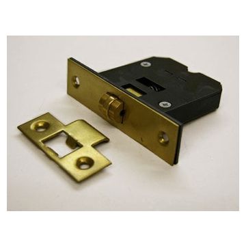 Guardian G4072 63Mm Satin Brass Mortice Roller Bolt Door Latch