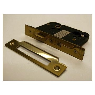 Guardian G7000 63Mm Satin Brass Euro sash door lock Case Only