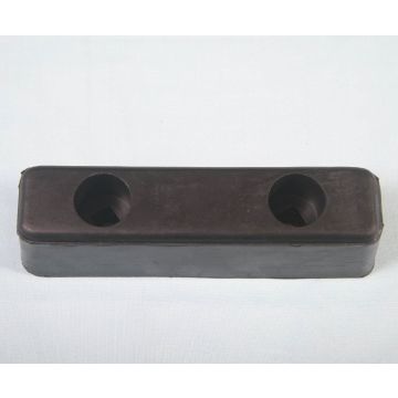 203Mm Large Oblong Rubber Buffer 2 Bolt Holes