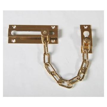 8610 Polished Brass Door Chain
