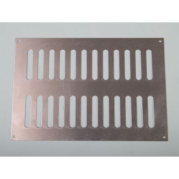 242 x 165mm Plain Slotted Vent Aluminium PR6763