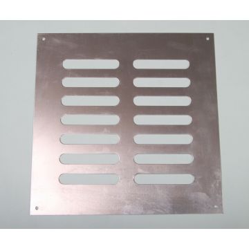 242 x 242mm Plain Slotted Vent Aluminium PR6765