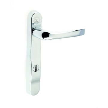 Mila ProSecure Polished Chrome Multipoint Lever Door Handles