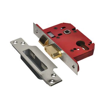 Union Strongbolt Euro Sashlock JL22EUS Satin Stainless 76mm