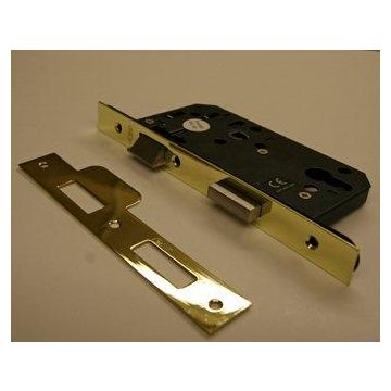 Union L2C21S-PB DDA 55MM Backset 72MM C/C Euro Mortice Sash Door Lock