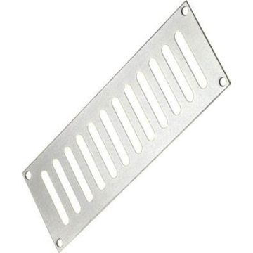 242 x 89mm Plain Slotted Vent Aluminium PR6762