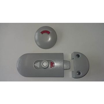 Venesta 0370100T Light Grey Aluminium Indicator Bolt (19mm board)