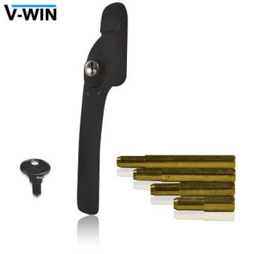 Versa Retro-fit Inline Window Espag Handle Black