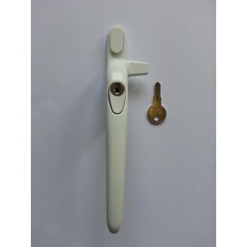 Virage CB09WHL 9mm White LH Locking Cockspur Window Handle