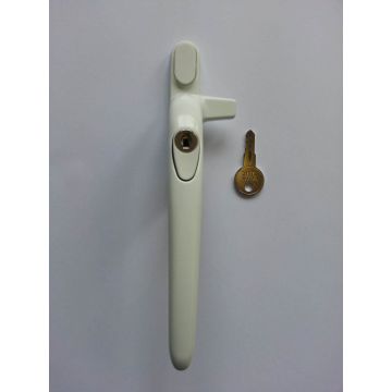 Virage CB21WHL 21mm White LH Locking Cockspur Window Handle