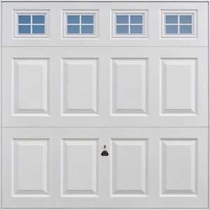 Garador Beaumont with windows steel up and over garage door