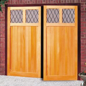 Cardale Garage Lite timber side hinged garage door