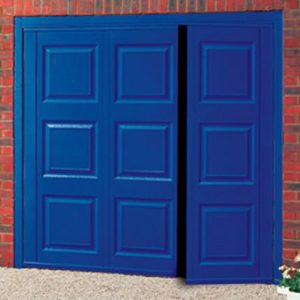 Cardale Georgian steel side hinged garage door