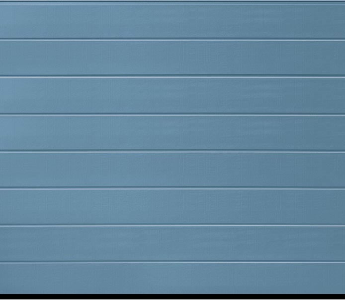 Hormann LPU42 M Ribbed Silkgrain sectional garage door - Image 3