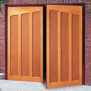Cardale Shakespeare timber side hinged garage door