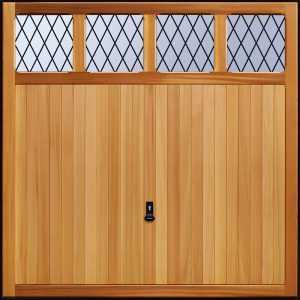 Garador Sandhurst timber up and over garage door