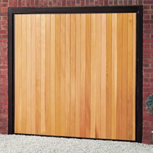 Cardale Vertical timber up and over garage door