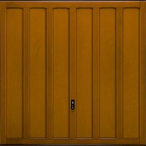 Hormann 2007 Jacobean timber up and over garage door