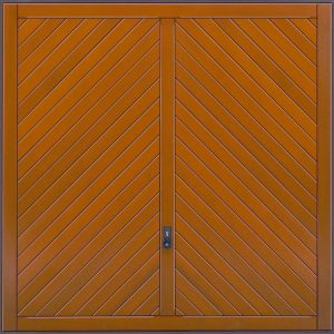 Hormann 2010 Chevron timber up and over garage door