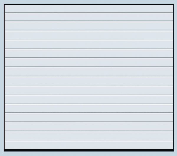 Hormann S Ribbed Woodgrain sectional garage door